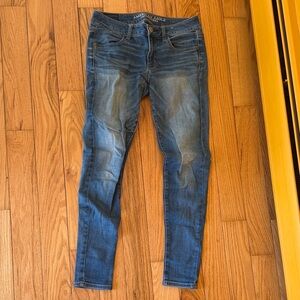American Eagle Outfitters Blue Skinny Jeans